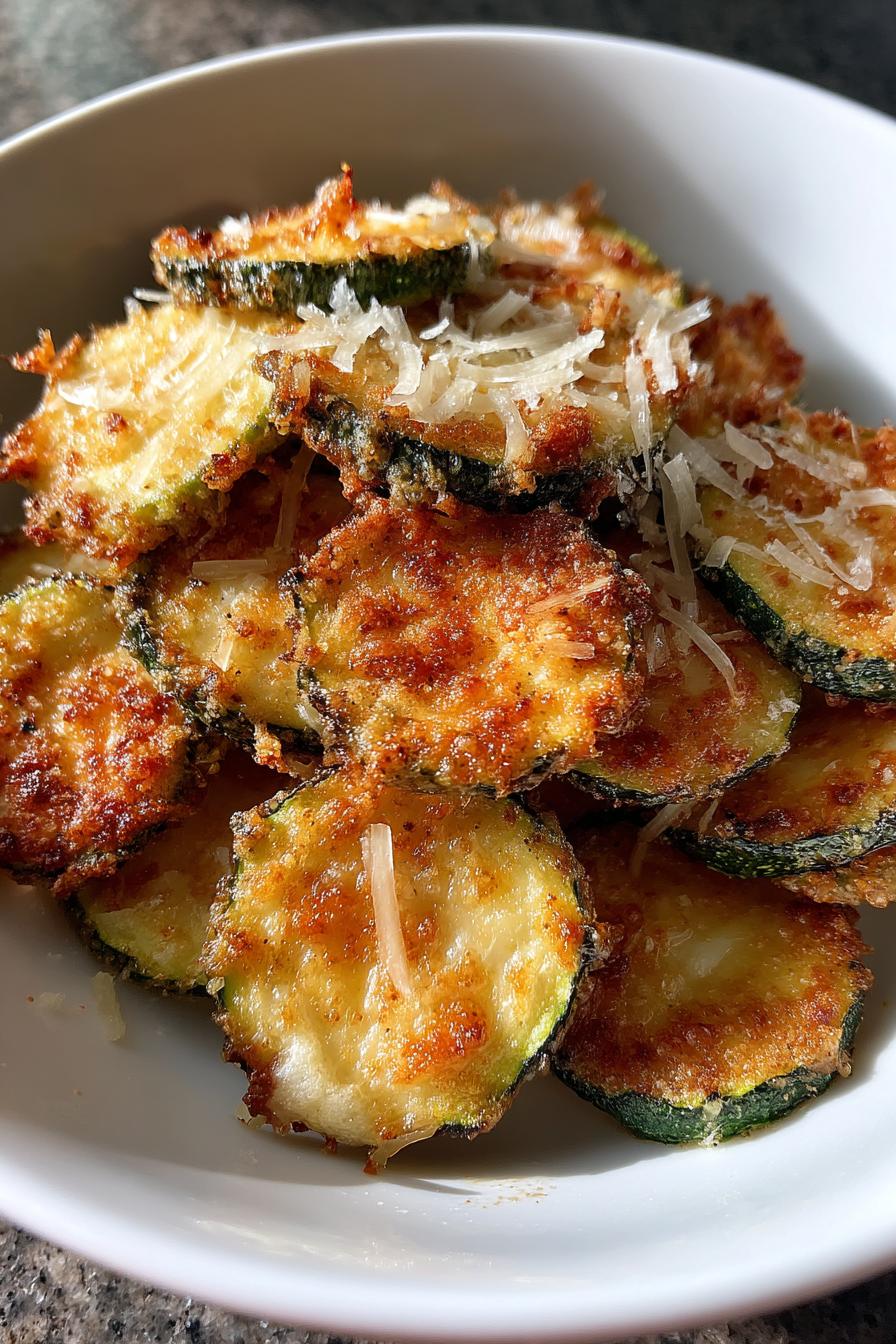 Air Fryer Zucchini with Parmesan