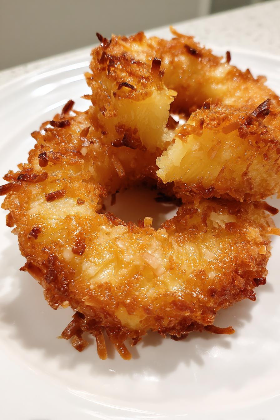Fried Piña Colada Rings