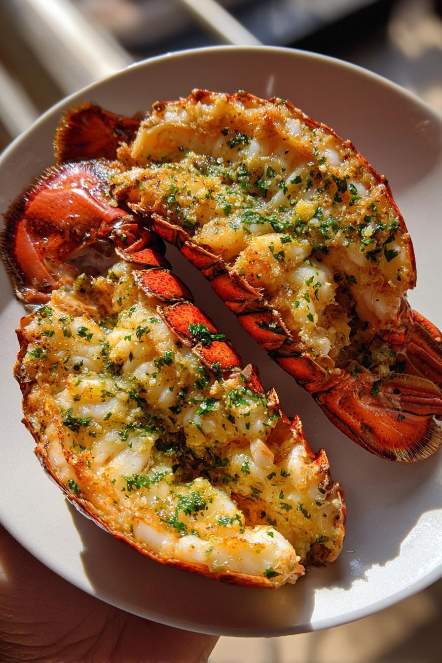 Lobster Tails with Garlic Butter