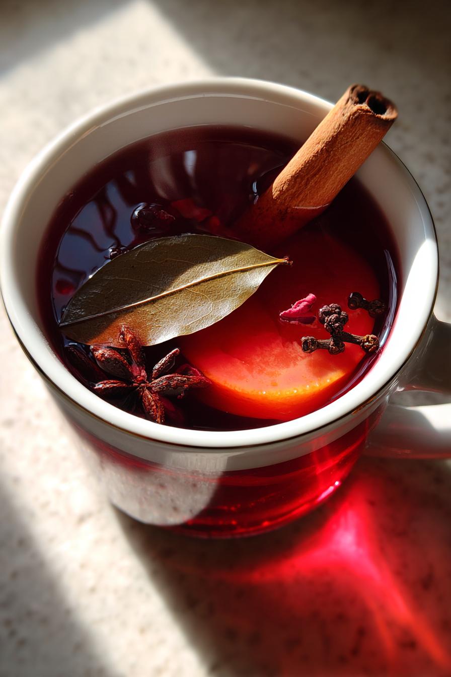 This is the magical tea of Bay Leaf, Clove, Cinnamon, and Hibiscus that every woman needs. - detail 1