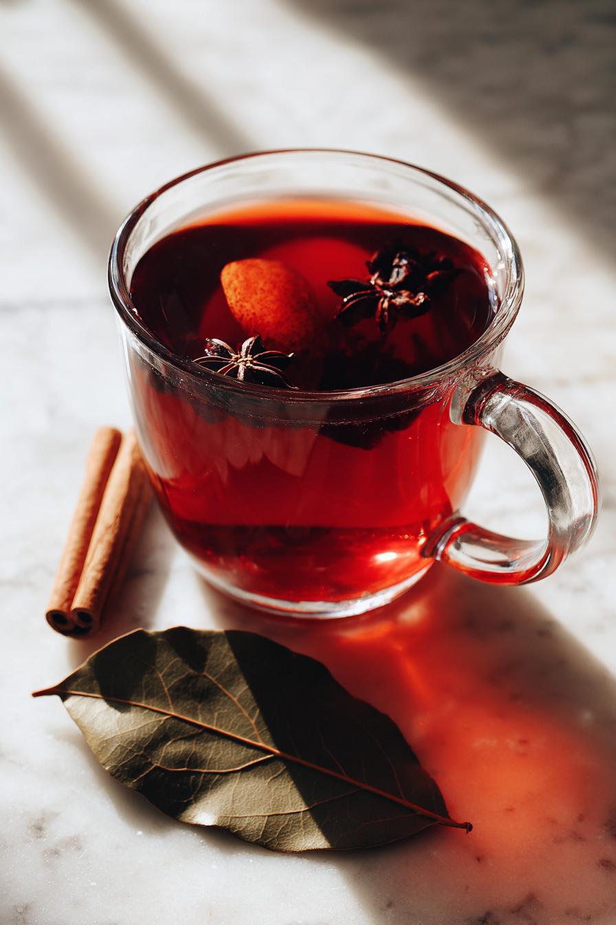 This is the magical tea of Bay Leaf, Clove, Cinnamon, and Hibiscus that every woman needs.