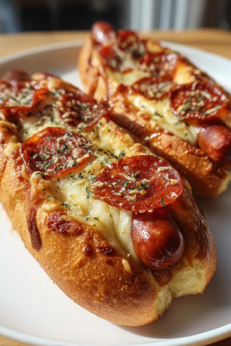 air fryer pizza dogs