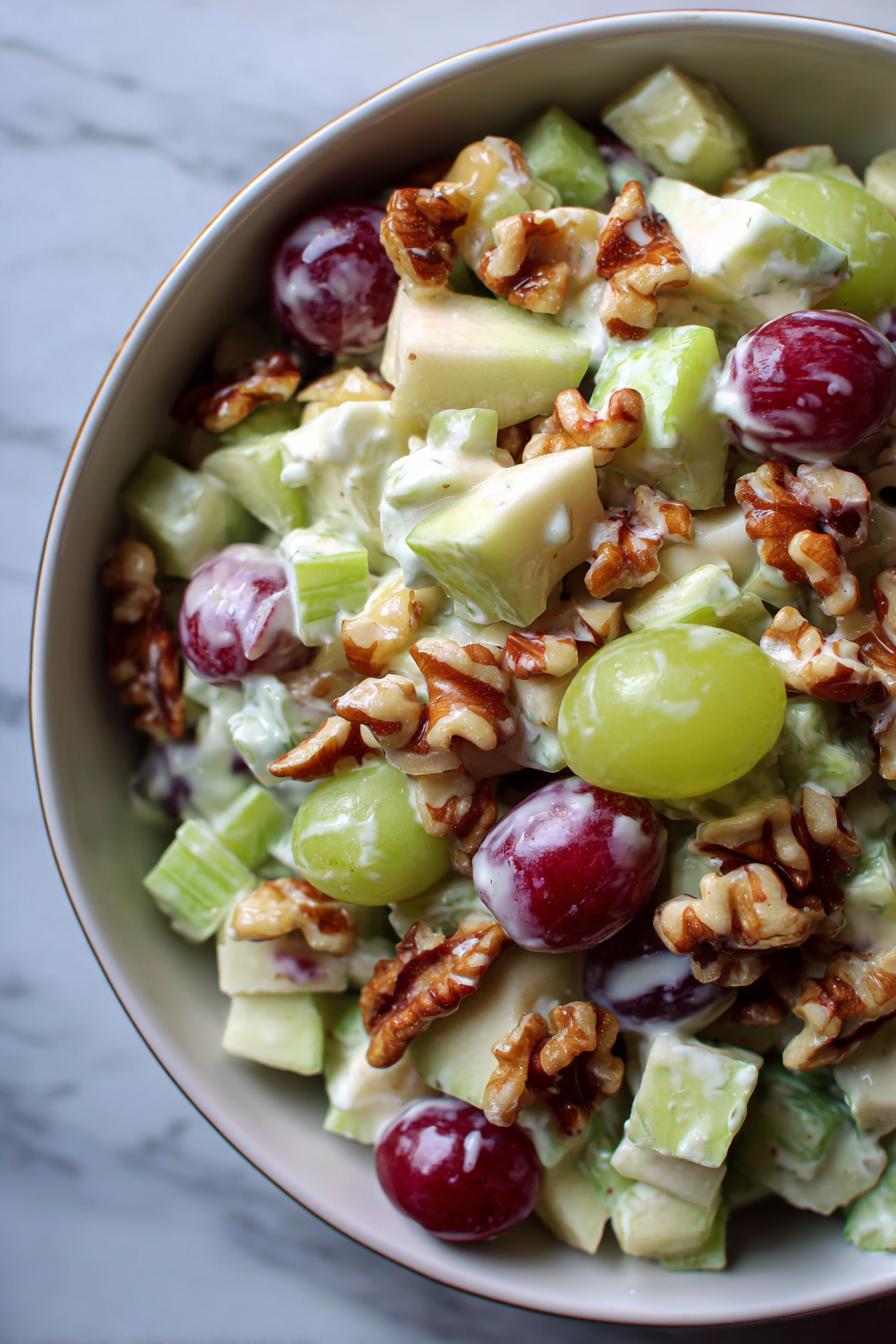 creamy waldorf salad recipe