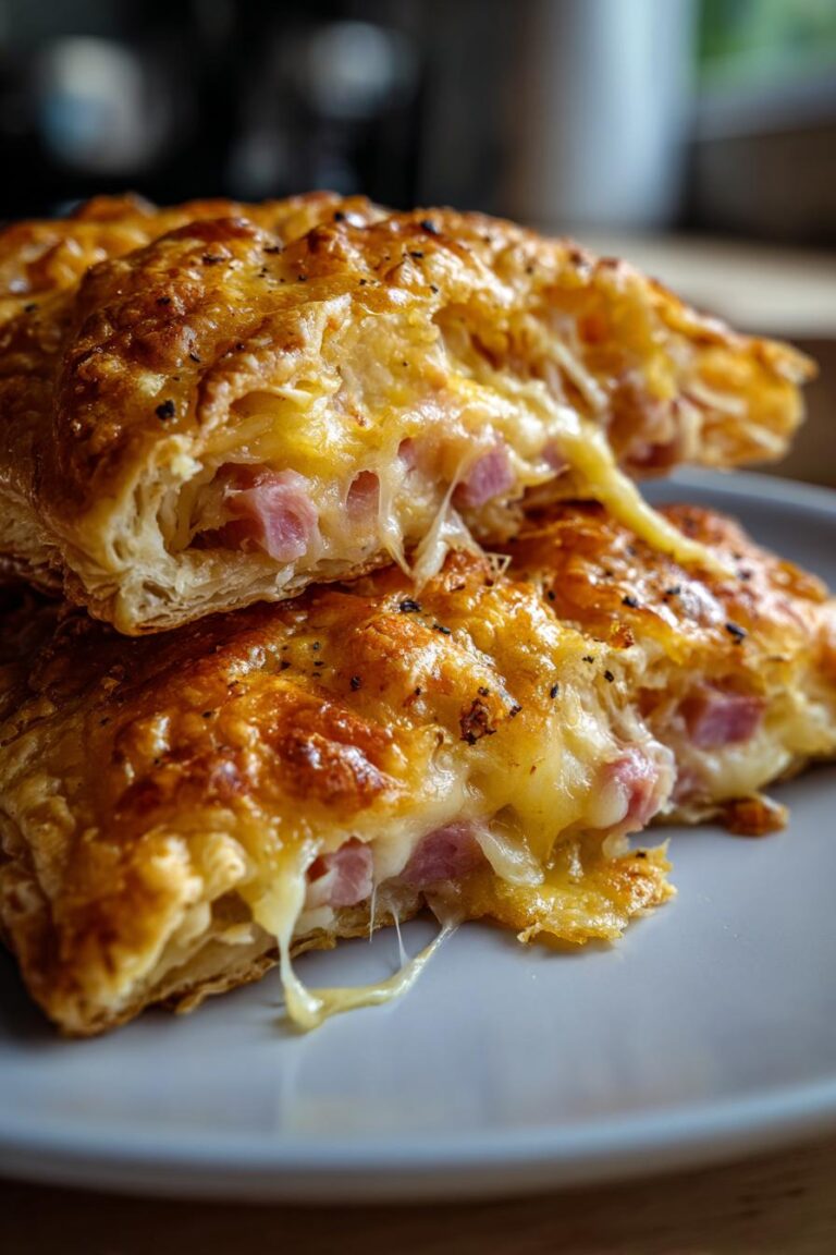 ham and cheese puff pastry