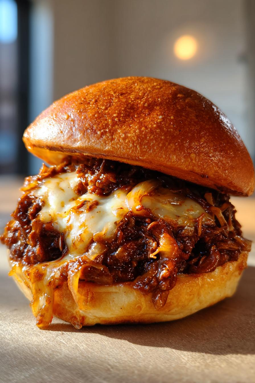 irresistible french onion beef sloppy joes