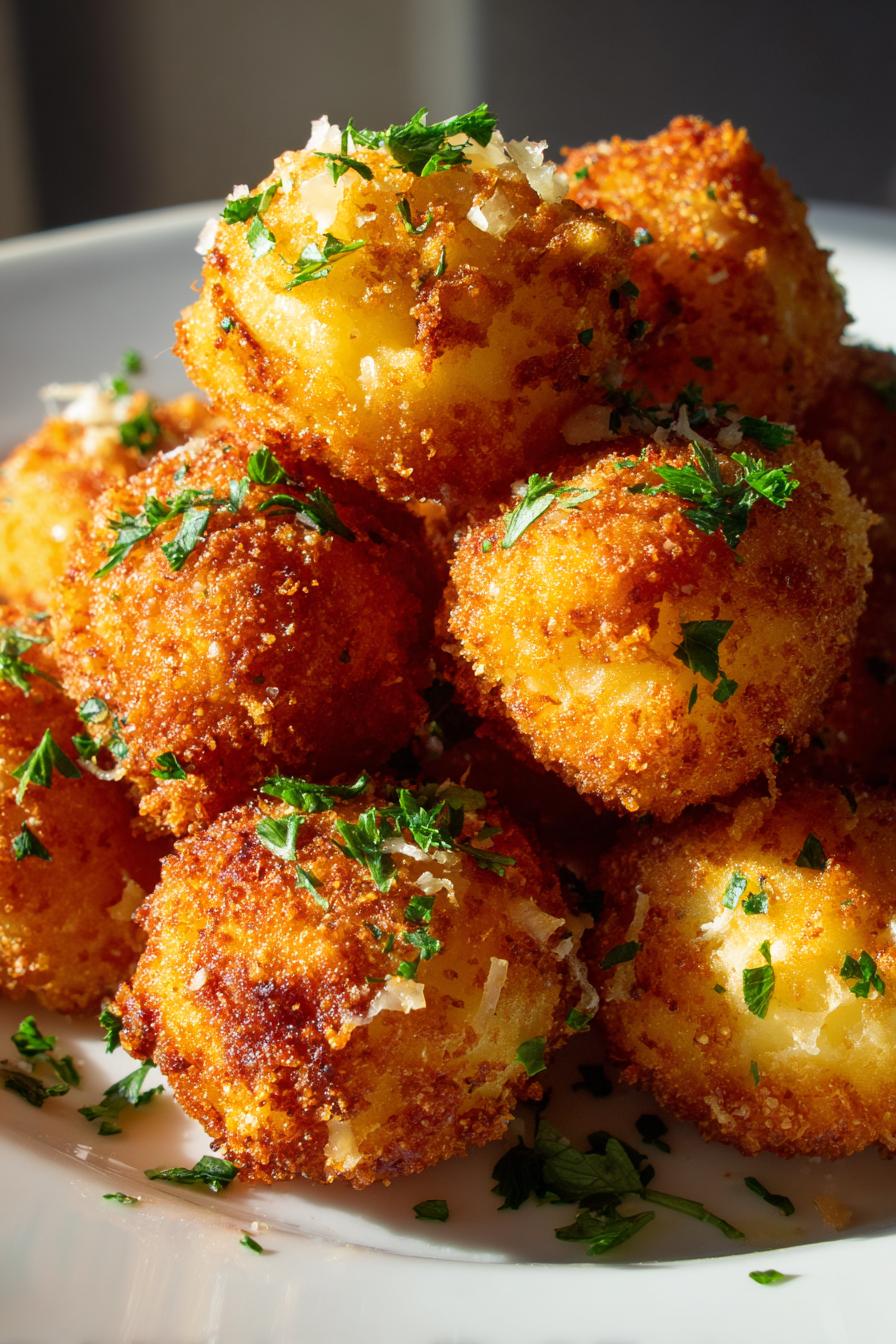 leftover mashed potato cheese puffs