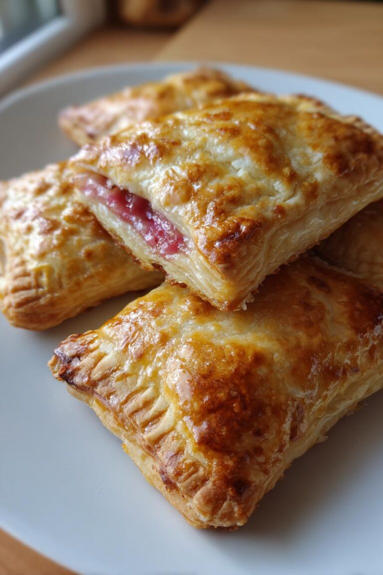 rhubarb puff tart pockets