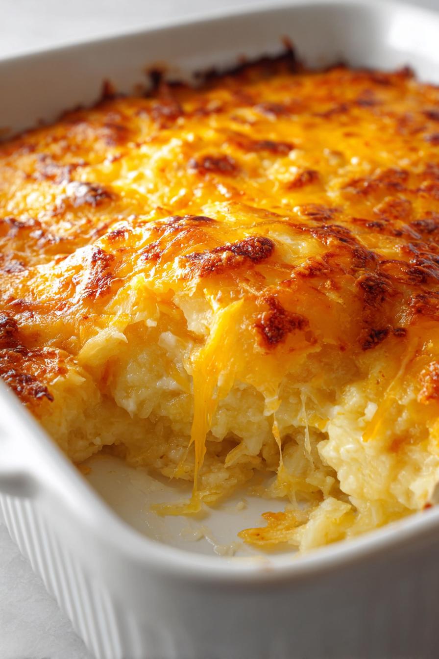 cracker barrel hashbrown casserole - detail 1