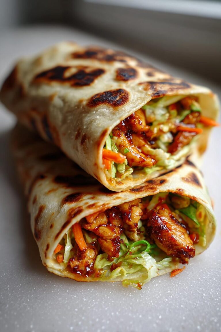 firecracker chicken wraps