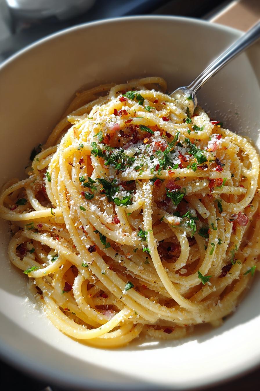 garlic pasta