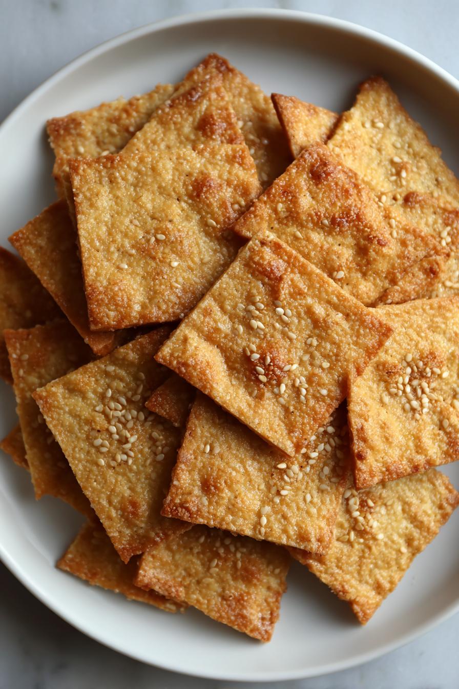 keto almond flour crackers