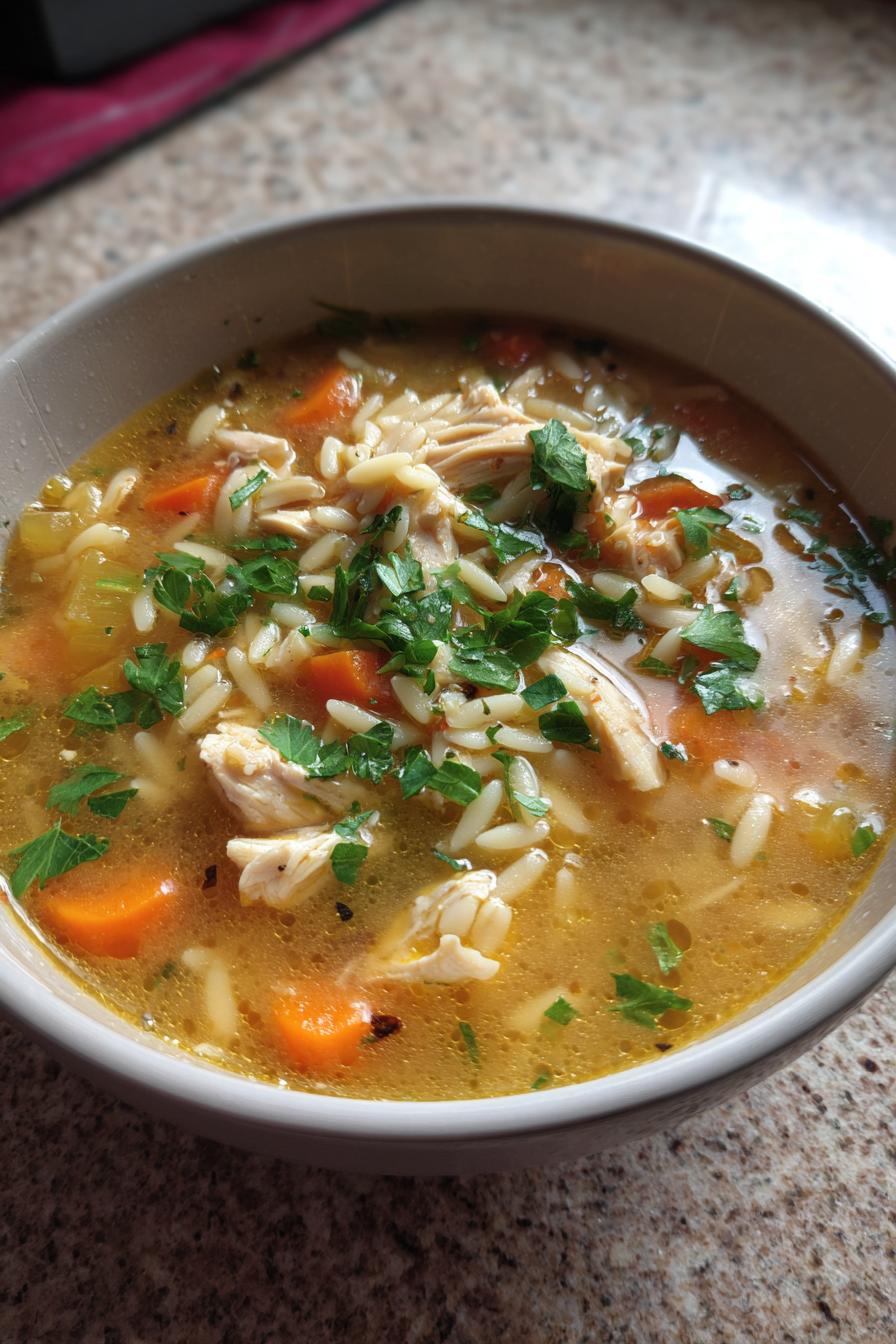 orzo chicken soup