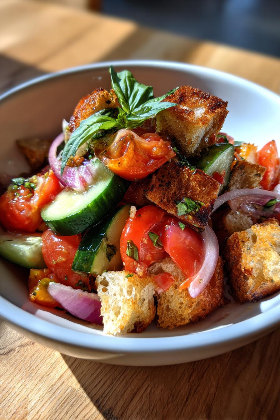 tomato panzanella salad